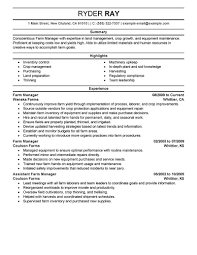 Best Farmer Resume Example Livecareer