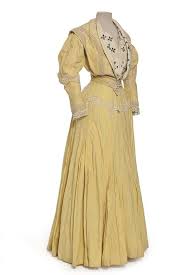 Dress Cotton Maison Doucet Designer French 1907 Dresses Fashion Walking Dress