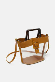 vinyl shopper with leather view all bags woman zara canada taschen leder