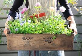 ガーデニングにぴったり 100均diyで作る 古材風オールドボックス folk ガーデニング ガーデニング ベランダ ガーデニング diy