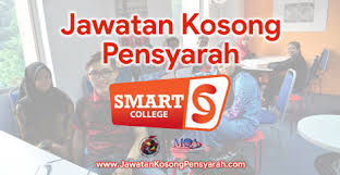 Kerja kosong jobs now available. Jawatan Kosong Pensyarah Di Smart College Sdn Bhd Jawatan Kosong Pensyarah