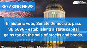 The capital gains tax is especially important to wall street since it dictates how large a chunk of an equity sale is collected by the federal government. Wa Senate Democrats On Twitter Breaking In A Historic Vote For A More Fair Equitable Tax System Senate Democrats Just Passed Sb5096 To Establish A State Capital Gains Tax On The