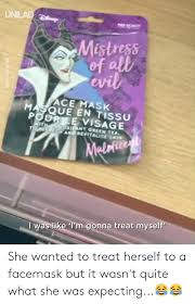 There wasn't any japanese restaurant nearby. Un Mistress Ace Mask Ue En Tissu Poorle Visage Was Like I M Gonna Treat Myself She Wanted To Treat Herself To A Facemask But It Wasn T Quite What She Was Expecting