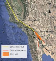 Ancient Lake Contributed To Past San Andreas Fault Ruptures Phys Org San Andreas Fault San Andreas San