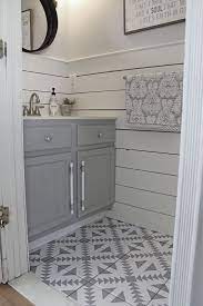 On the floors, carrara venato 2 octagon polished mosaic tile, on the walls, white glass subway tile with rope trim, and finally, on the shower and recessed shelf, carrara bianco polished 3 hexagon marble mosaic tile. Floor Stickers In The Bathroom The Honeycomb Home