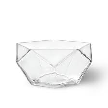 Clear seeded bell has a simple style that matches most decors. Blown Glass Bowl Penta Rosendahl Contemporary Home Commercial