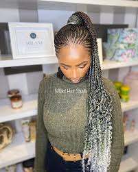 On the other hand, the brushed back style has hair that is pushed backwards. Straight Up Cornrows To Keep Neatly Milani Hair Studio Facebook