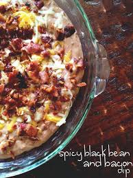 Black Bean Dip With Cream Cheese Rotel Recipe Spicy Black Bean Dip With Bacon 5 Strips Bacon 16oz Refried Black Beans 10oz Rotel 4oz Cr Cheese 2t Cumin 1c Cheddar Spicy Recipes Recipes Food