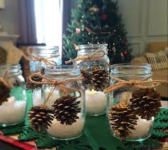 Diy Christmas Mason Jar Candles Nesting Story