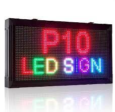 P10 Outdoor Waterproof Full Color Rgb Led Sign 32x64pixels 1 4 Scan Lan Programmable Rolling Information Led Display Scree Led Signs Led Display Screen Rgb Led