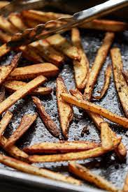 Baked French Fries Recipe Recipe French Fries Baked Recipes French Fry Recipe Baked
