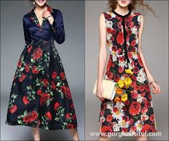 For a jacket that pops, opt for bright or large embellishments. How To Wear Floral Print Dress For Every Season All Year Long