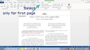 Ieee citation style is used primarily for electronics, engineering, telecommunications, computer science, and information technology reports. Insert Header Footer In Ms Word For Ieee Camera Ready Manuscript Youtube