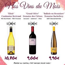 Les Vins Du Mois Chez Le Caviste Bouteille De Vin Caviste Vins