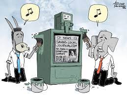 The bipartisan deal includes roughly $550 bill in new funding, making it substantially smaller than the $2.6 trillion proposed by biden earlier this year. In A Divided Time Saving Local Journalism Is A Bipartisan Cause America S Newspapers