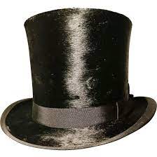 Victorian Silk Top Hat With A Fitted Leather Hat Box J Wippell And Co Leather Hats Top Hat Victorian