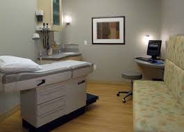 Several Family Members Can Be Accommodated On The Built In Seat Without Cumbersome Guest Ch Medical Office Decor Medical Office Design Medical Office Furniture