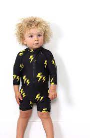 Tiny Tribe Lightning One Piece Rashguard Swimsuit Baby Nordstrom Rashguard Swimsuit Long Sleeve Rashguard Swimsuits
