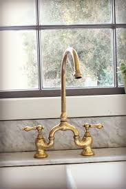 brass kitchen faucet
