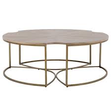 Gabby Zelda Coffee Table Round Wood Coffee Table Coffee Table Wood Bronze Coffee Table