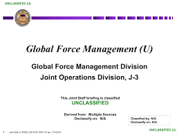 global force management national security training