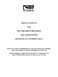 Service manual for 6700, 7000, 8000 & 9000 series air conditioners (mechanical controls only) for wall mount thermostats and low voltage control. Service Manual For 6700 7000 8000 9000 Series Air Service Manual For 6700 7000 8000 Amp 9000 Series Air Pdf Pdf4pro