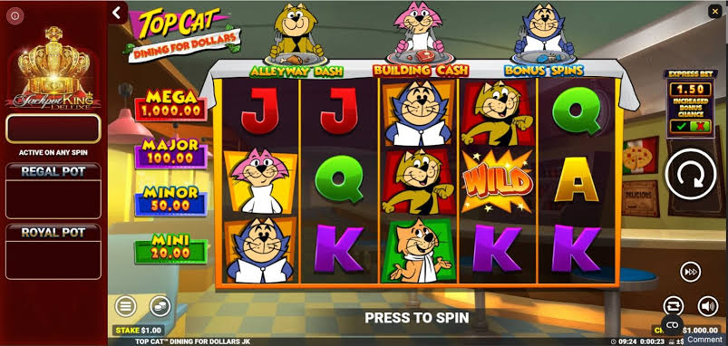 Top Cat Dining For Dollars Slot Review - iGamingToday.com - News, insights  and Slots review