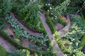 Ein Schweizer Garten Vogelperspektive Vegetable Garden Gemusegarten Buchseinfassung Buxus Sempervi Gartendesign Ideen Ein Schweizer Garten Blumengarten Design