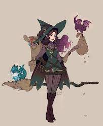 Http Missusruin Tumblr Com Post 177332035932 Super Belated Witchsona Commission For Osco Witch Art Character Art Witch Character Design
