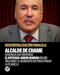 La Prensa Panamá в X: „El funcionario denunció que mientras los recursos de  su municipio no alcanzan para hacerle frente a las necesidades de la  comunidad, el diputado Herrera recibe “millones” a