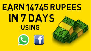 How To Earn 14745 rupees From Whatsapp and facebook in a week HINDI_हिंदी -  YouTube (1080p) - YouTube