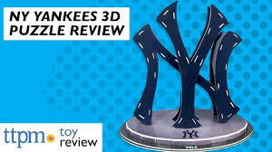 The new york yankees have found that good things come in threes. Pzlz New York Yankees Collector Logo Puzzle Sculpture From Foco Youtube