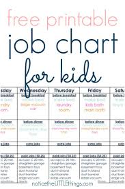 A Super Simple Kids Job Chart That Works Kids Job Chart
