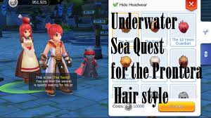 Hairstyles for round face 60 year old. Ragnarok M Underwater Sea Quest For Hairstyle Youtube