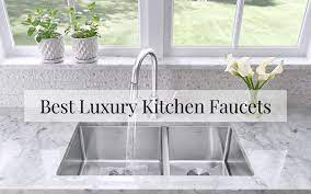 With its solid brass construction, this faucet utilizes a washer less cartridge system. Top 10 Best Luxury Kitchen Faucets In 2021 Reviews Chef S Resource