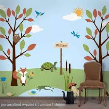 Whether you stencil with a stencil brush or paint roller, stenciling makes decorating your home simple and fun. Wall Mural Stencil Kits Nursery Wall Stencils My Wonderful Walls