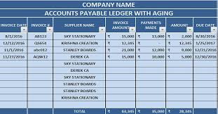 Download Accounts Payable With Aging Excel Template Exceldatapro Accounting Accounts Payable Excel Templates