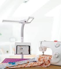 Simple and graceful, the webster has an adjustable shade, and two added created by photo biologist dr. Ottlite Dual Head Led Floor With Tablet Stand White