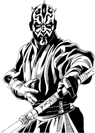 He is a high ranking jedi knight turned powerful sith lord in service to the galactic empire the former jedi padawan of obi wan kenobi the third and final sith apprentice of emperor palpatine after darth maul and count dooku and the father of luke. Darth Maul Coloring Pages Best Coloring Pages For Kids