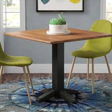 Latitude Run Runkle Square Dual Drop Leaf 36 Extentable Dining Table Solid Wood Dining Table Wood Dining Table Drop Leaf Dining Table