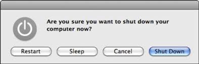 Put your mac to sleep. How To Shut Down Your Mac Dummies