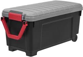 Black And Yellow Storage Bins Sam S Club Iris 169 Qt Heavy Duty Rolling Tote Storage Gear Box Tote Portable Bin Iris Storage Bins Storage Rolling Storage