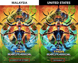 The new release date for the third thor solo movie is tuesday 24 october, moving up from friday 27 october. In Malaysia Marvel Movies Have Always Premiered One Week Ahead Of The Us Here S Why
