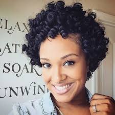 We love this cute braided updo hairstyle with exposed sides and purple tints. 41 Chic Crochet Braid Hairstyles For Black Hair Stayglam