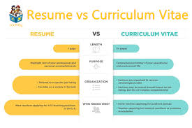 Curriculum Vitae Vs Resume What S The Difference Between The Two Padhley