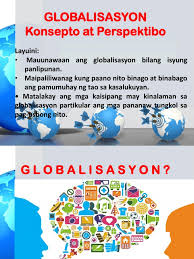 It cuts across received categories, creating myriad multilayered intersections, overlapping playing fields, and actors skilled at working. Globalisasyon Ap 10 Quizlet