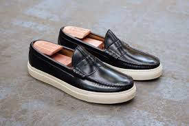 Beefroll Penny Loafer Featuring Classic White Margom Sole