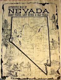 Nevada Ghost Towns Lost Mines And Old Trails Map Circle Kb All Nevada Ghost Towns Ghost Towns Ghost Towns Usa