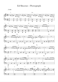 Free Piano Sheet Music Ed Sheeran Photograph Pdf Loving Can Hurt Sometimes But It S The Only Thi Piano Sheet Music Free Clarinet Sheet Music Violin Music