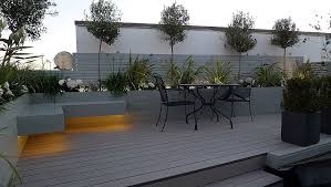 Grey Seating Composite Decking Google Search Modern Garden Design Modern Garden Deck Garden